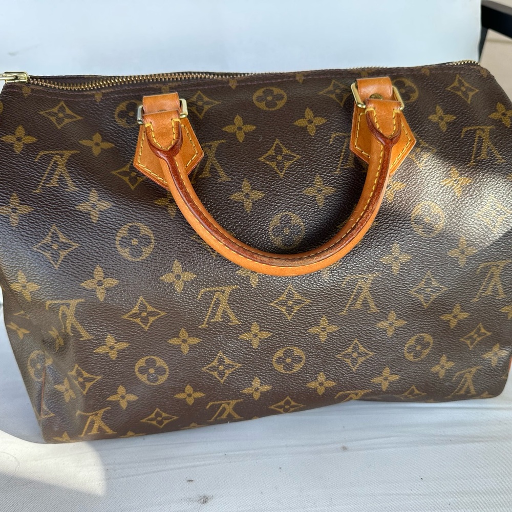 Louis Vuitton Brown Monogram Travel Bag